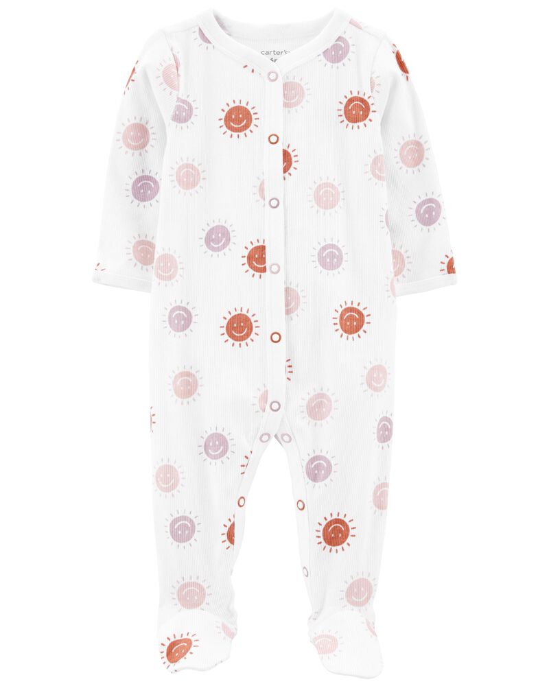 Buy Baby Girls' Giggles Lace Detail Sleepsuit and Snap Button Closure  Online