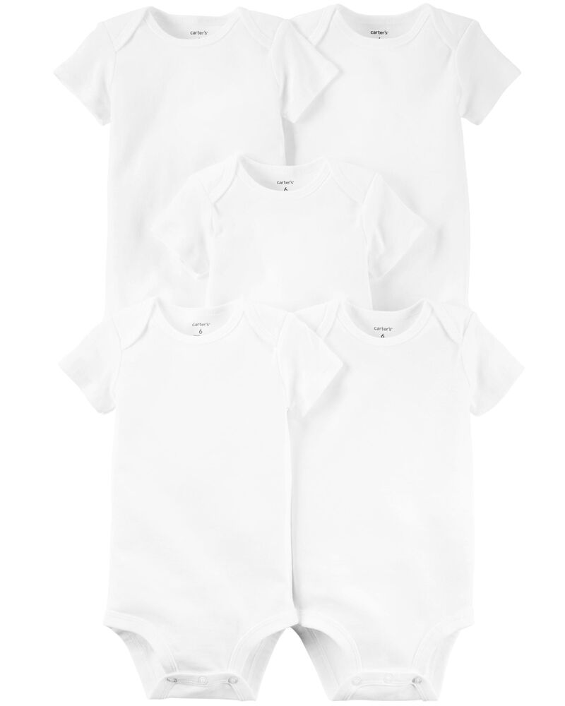 White Short Sleeve Bodysuits for Women - Up to 69% off