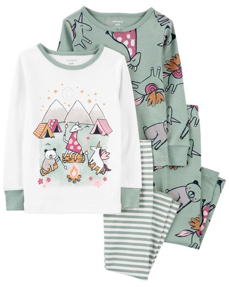 Sleepover Pajamas for Girls Size 6-18 Dount cat Mermaid Caticorn, Tie Dye  Narwhal (With Pants), 16 : : Clothing, Shoes & Accessories