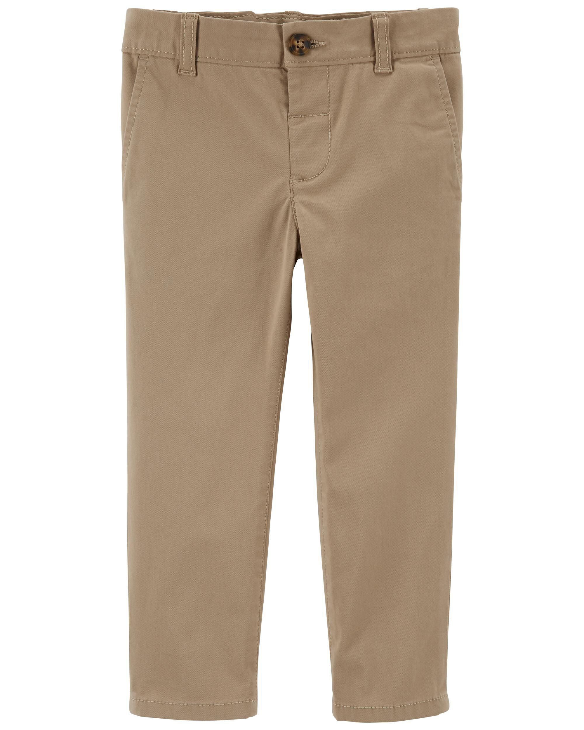 Khaki Everyday Pull-On Pants | Carter's Oshkosh Canada