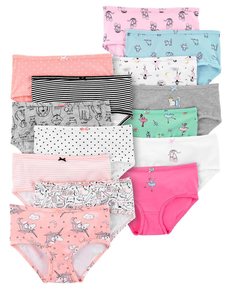 Buy Skipper Girl's Pure Cotton Printed Multi-Colored Kids Panties
