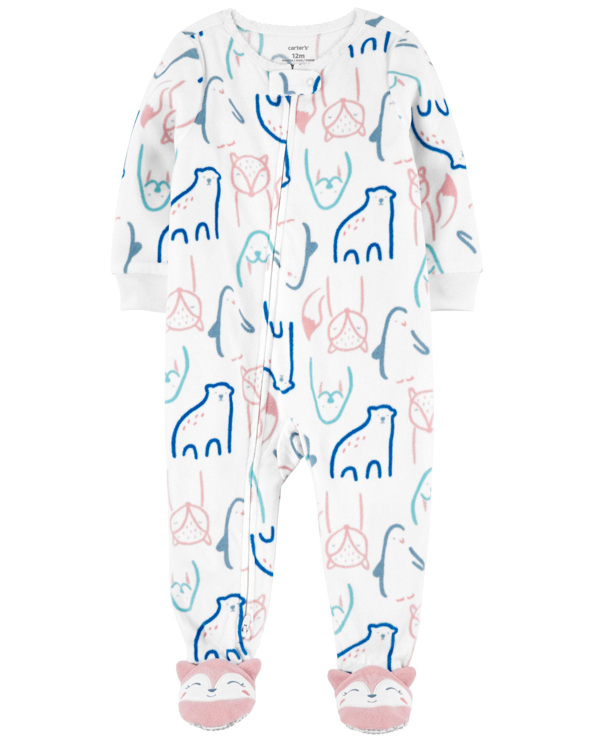 Fleece cat sale pyjamas