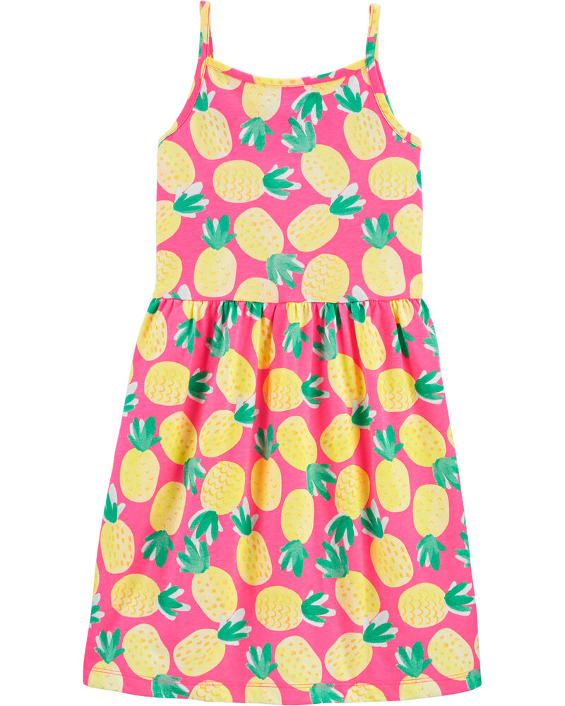 Pineapple Ruffle Tank Jersey Dress | carters.com