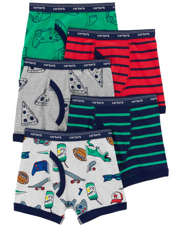 Baby Shark Boys 100% Combed Cotton Toddler Underwear Briefs in Sizes 18m,  2/3t, 4t, 4, 6, 8