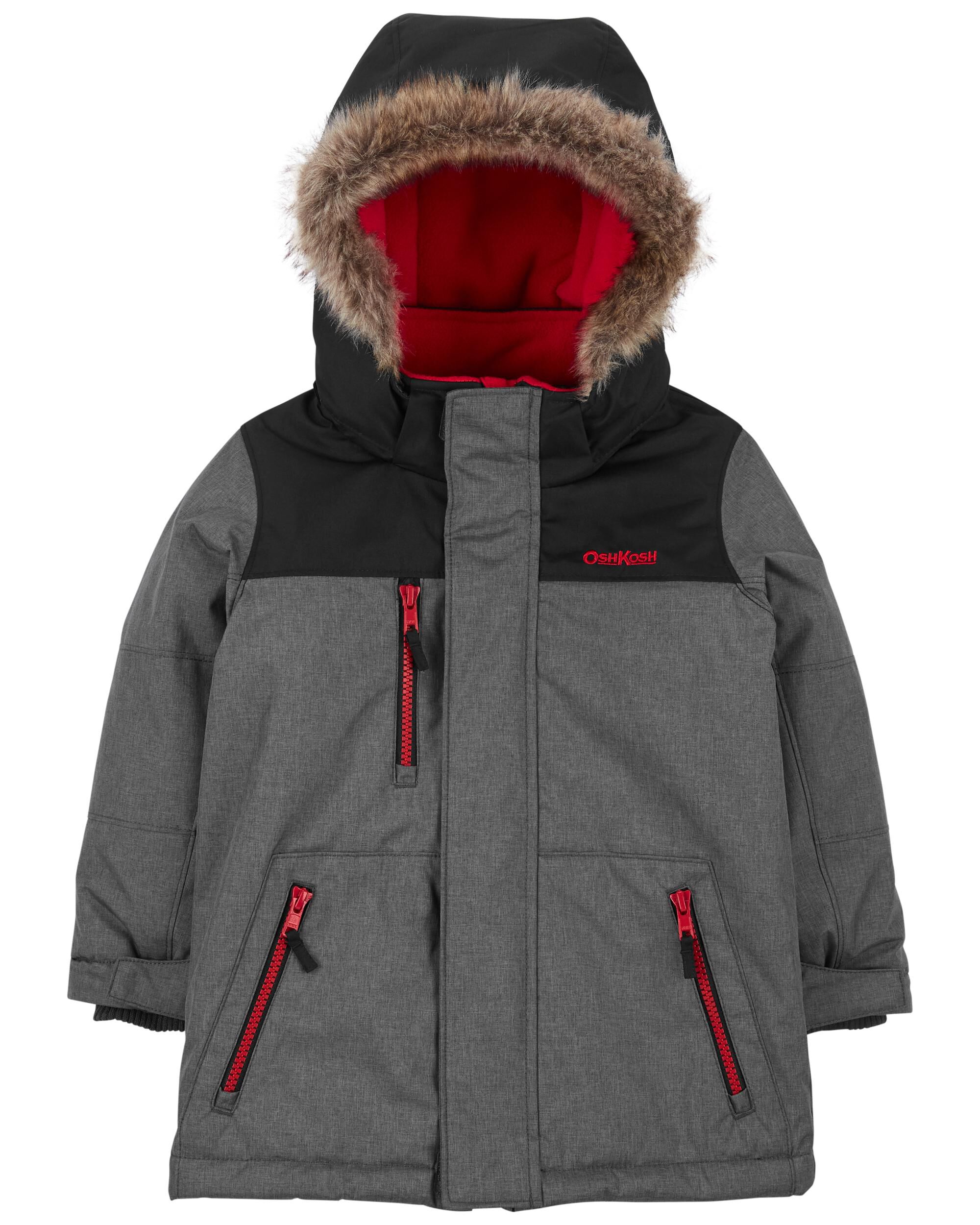 Toddler Heavyweight Parka with Detachable Hood