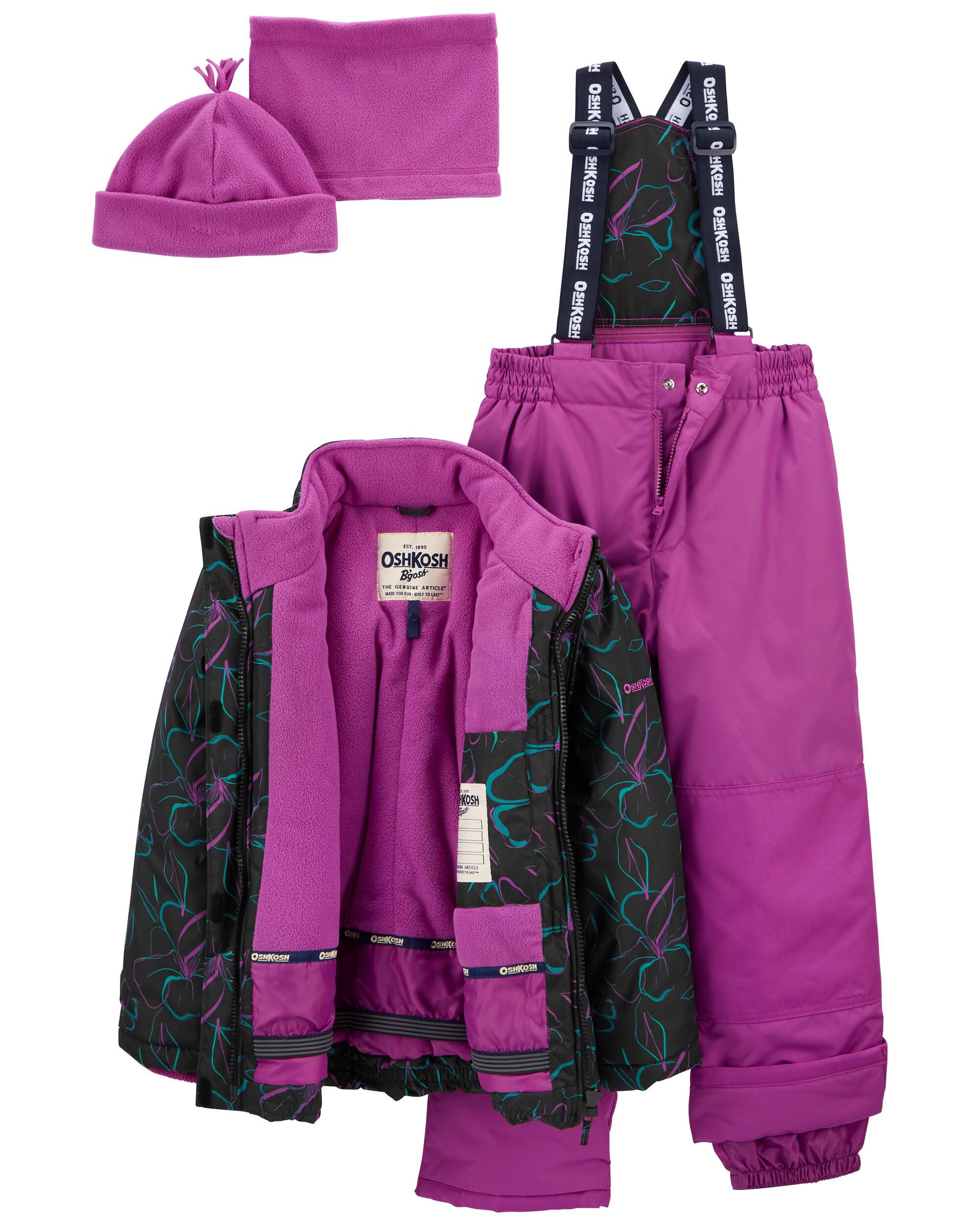 Multi 2-Piece Snowsuit With Bonus Hat And Neck Warmer | Carter's