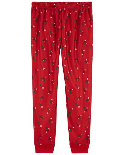 FRED IS RED beat-up youth XL pajama pants Snow Bunny lounge wear