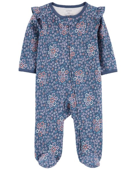 Little Sleepies 2 Piece Sweetheart Floral Pajamas