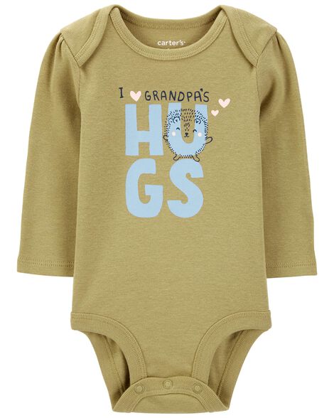 Ivory Best Buds With Dad Cotton Bodysuit