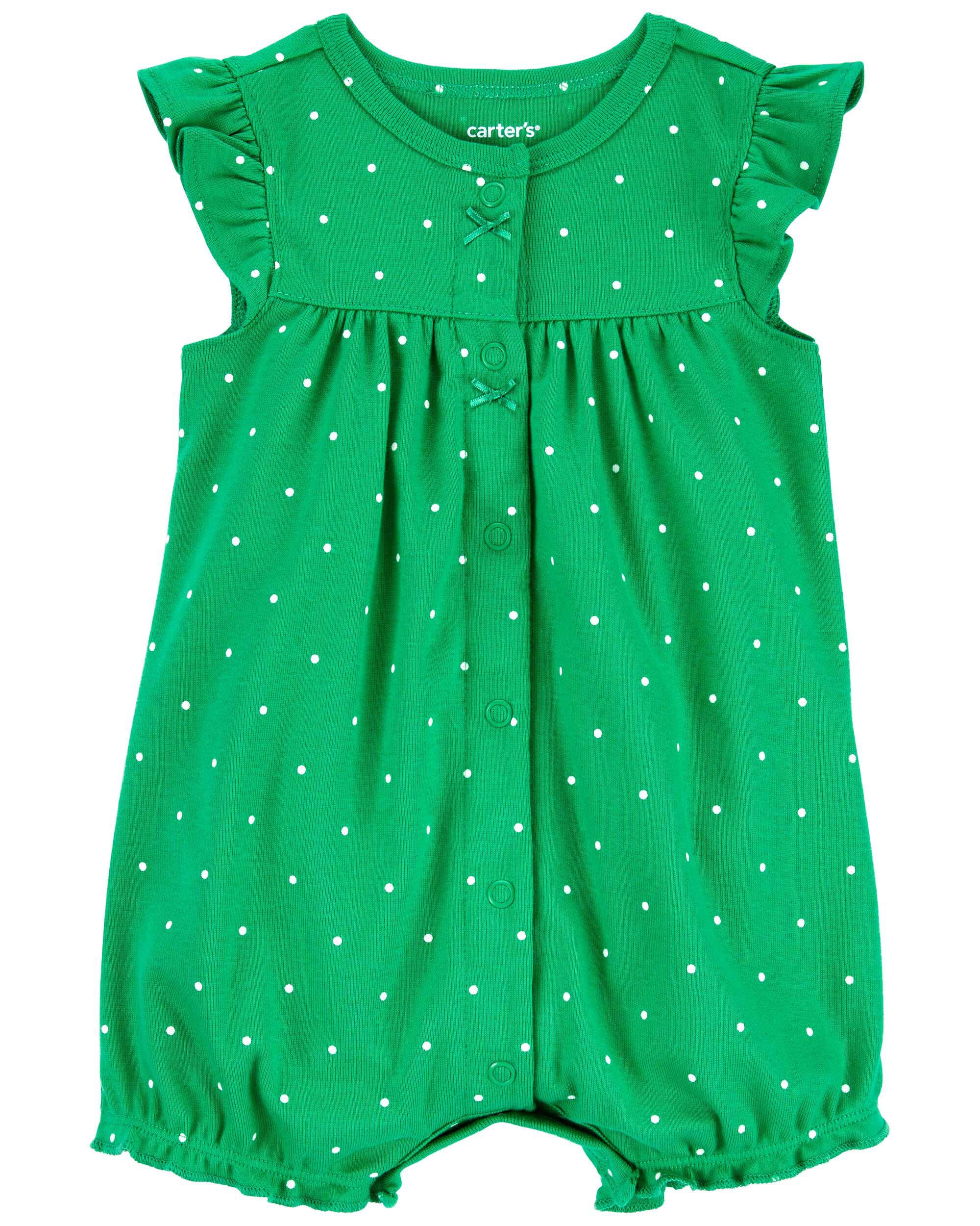 Polka dot cheap romper baby