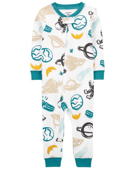 Kids Thermal Printed Pajamas - Bolts on Coal — Baby Steps and Mish