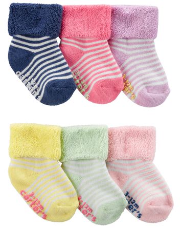 Hazel Baby Girl Socks 6 Pack - Sticky Be Socks Tights & Socks, Maisonette