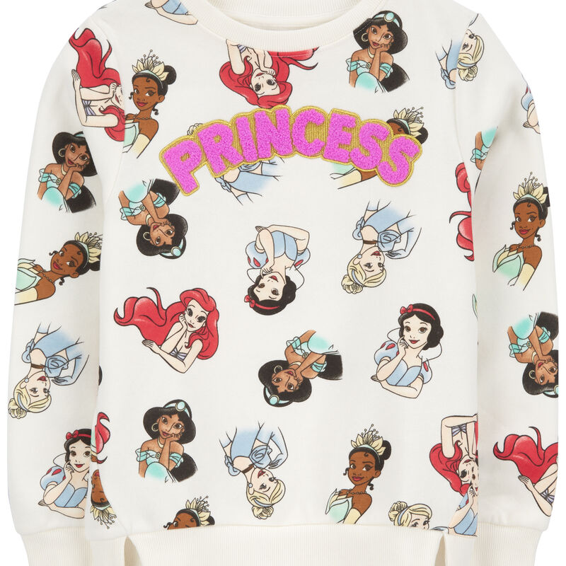 Ecru Girls & Teens Girl Disney Princess Licenced Long Sleeve Sweatshirt &  Sweatpants Set 2185139
