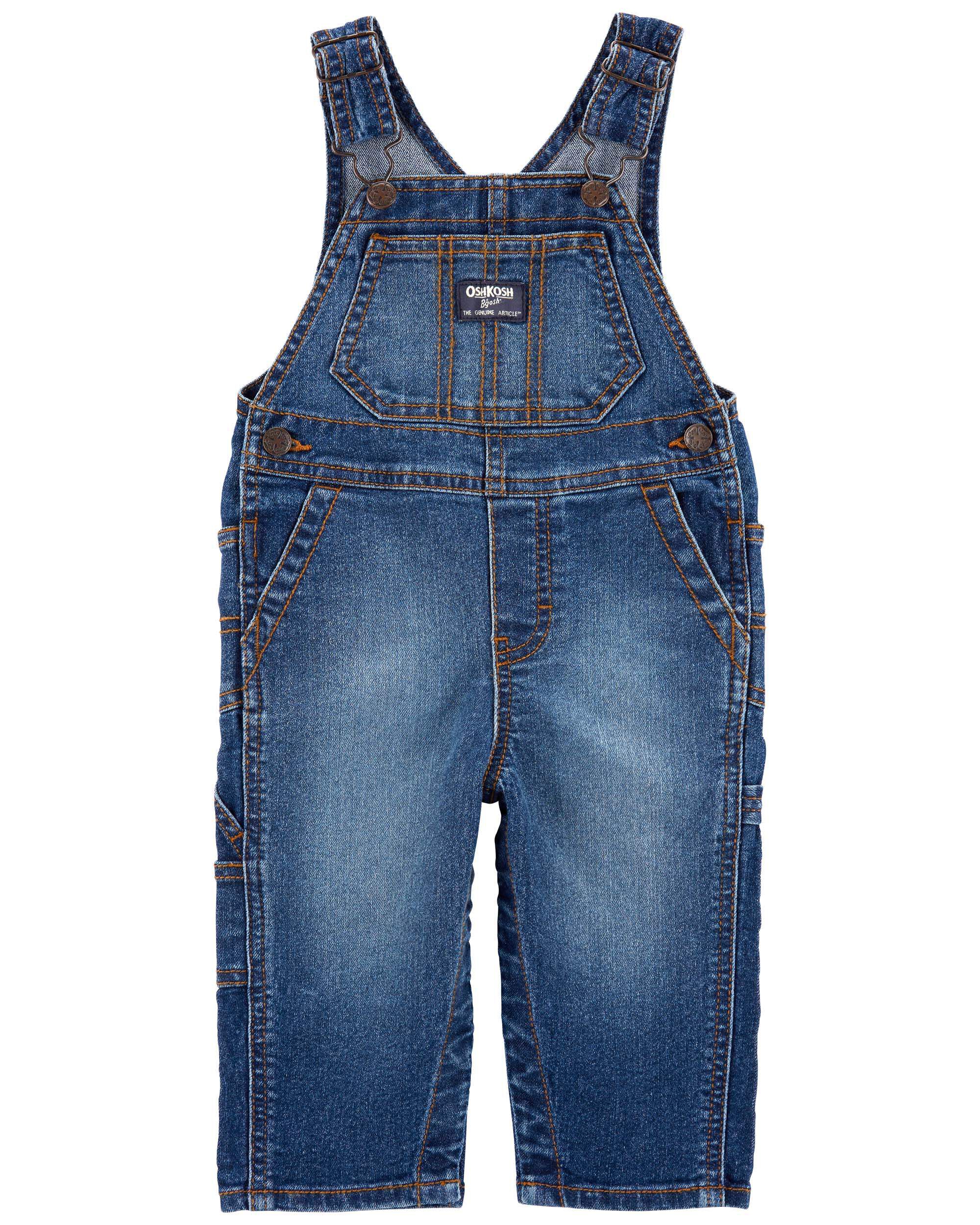 Denim Baby The Favourite Overalls: Hickory Stripe Remix | Carter's 