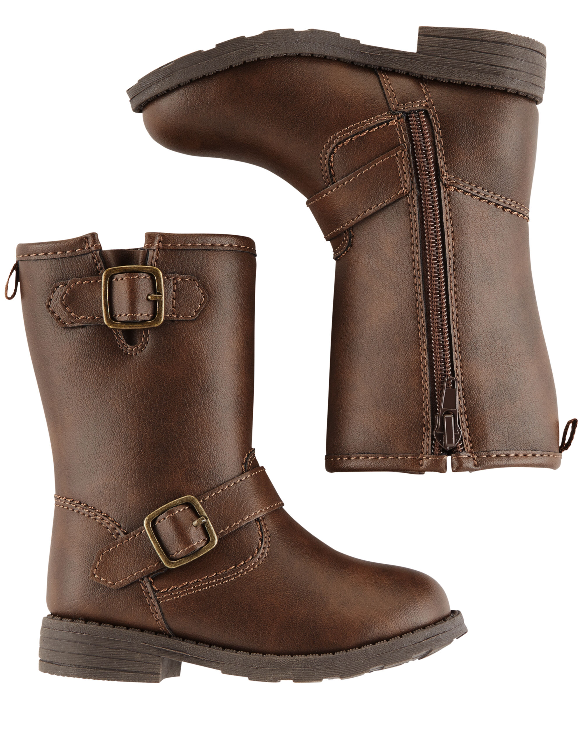 baby girl riding boots