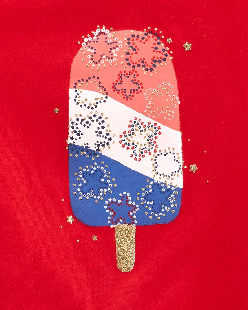 NEW Boutique Popsicle Ice Cream 4th of July Tunic Dress Leggings