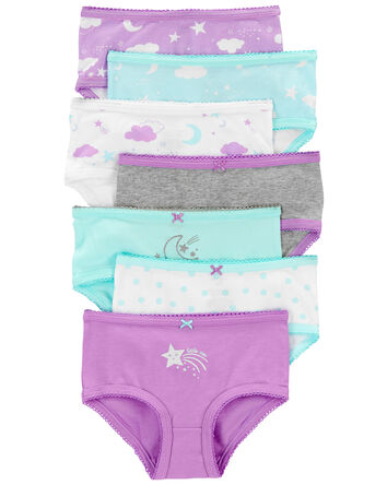 Carter's Child of Mine Toddler Girl Floral Brief Underwear, 6-Pack, Sizes  4T-5T