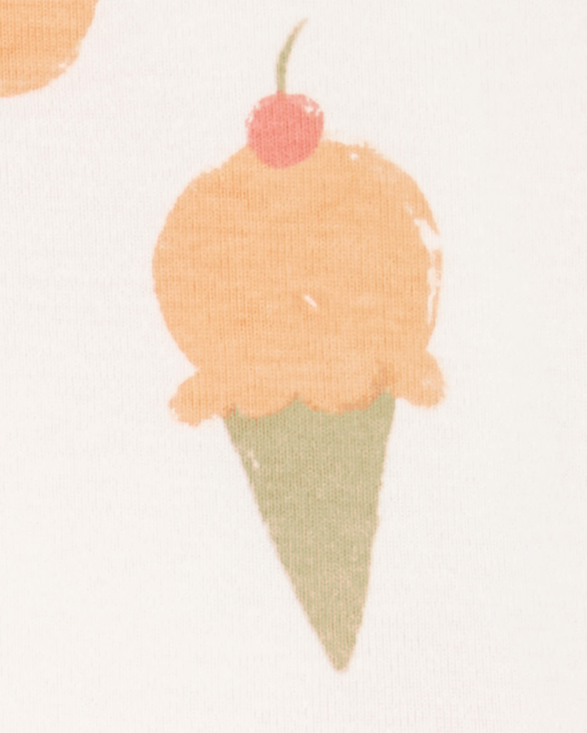 Pink/White 3-Piece Ice Cream Little Short Set | Carter's Oshkosh