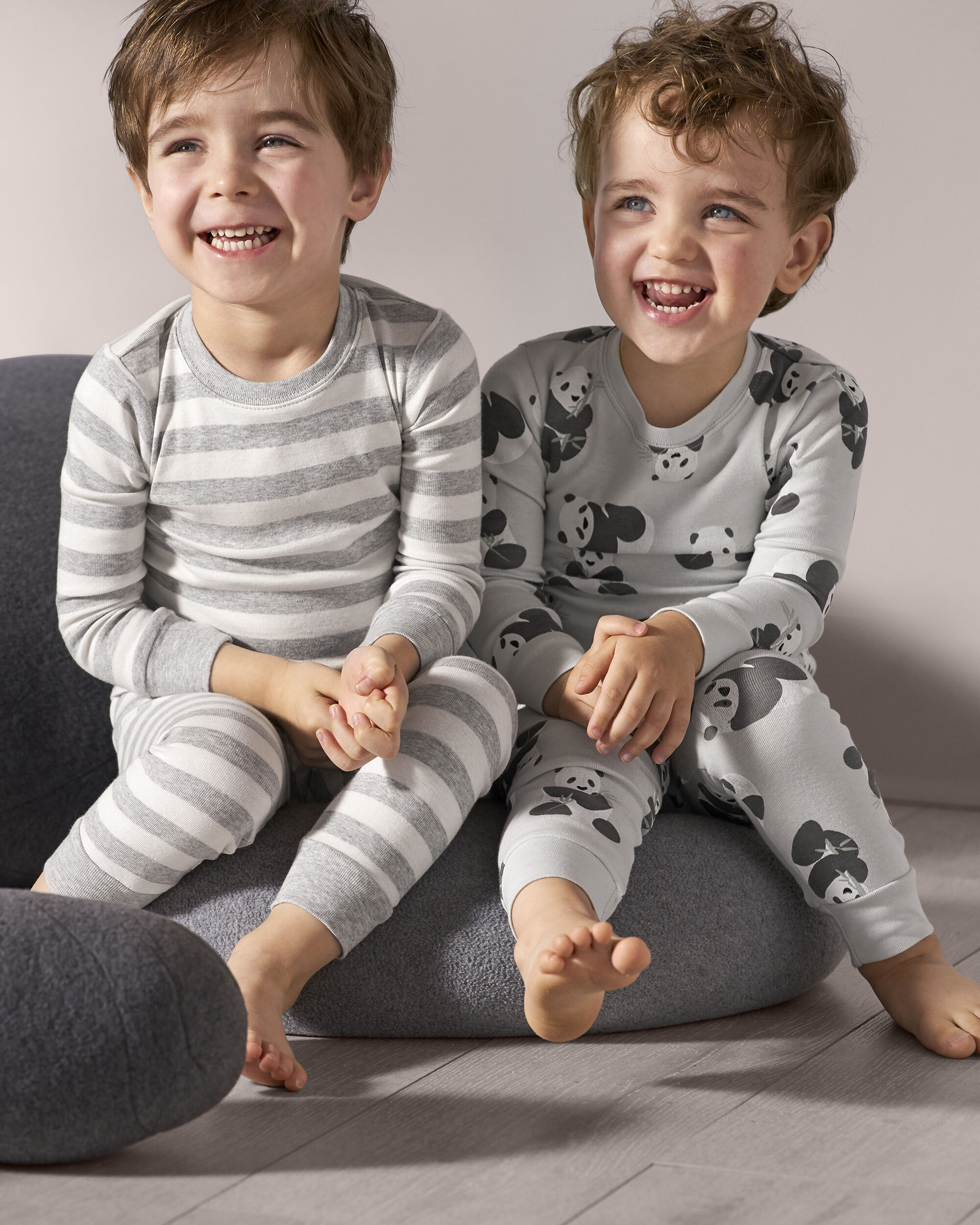 Heather Grey Baby Organic Cotton 2-Piece Pyjamas | Carter's 