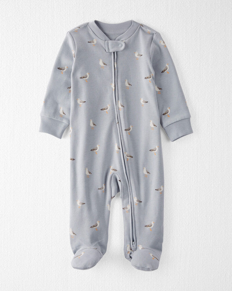 100% Organic Cotton Baby One-piece Playsuit/Sleepers - Mightly