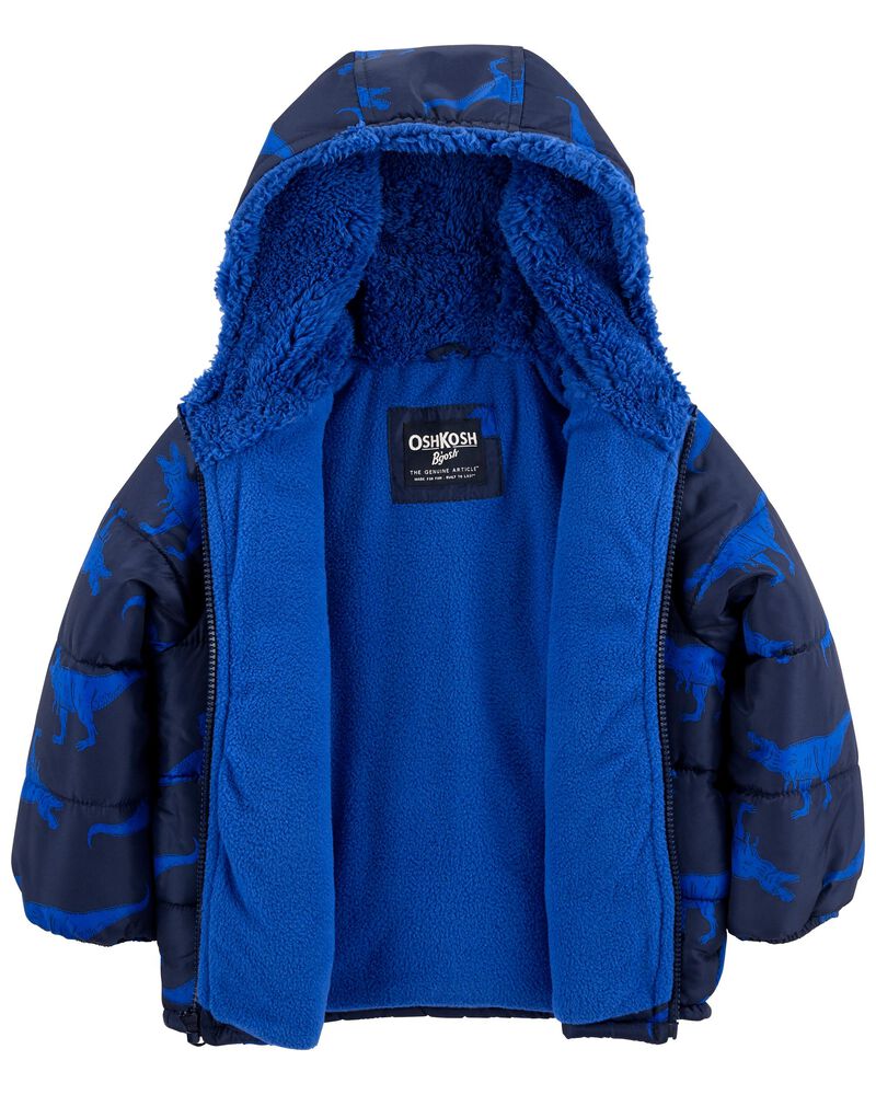Columbia Fleece Lined Dinosaur Hooded Jacket