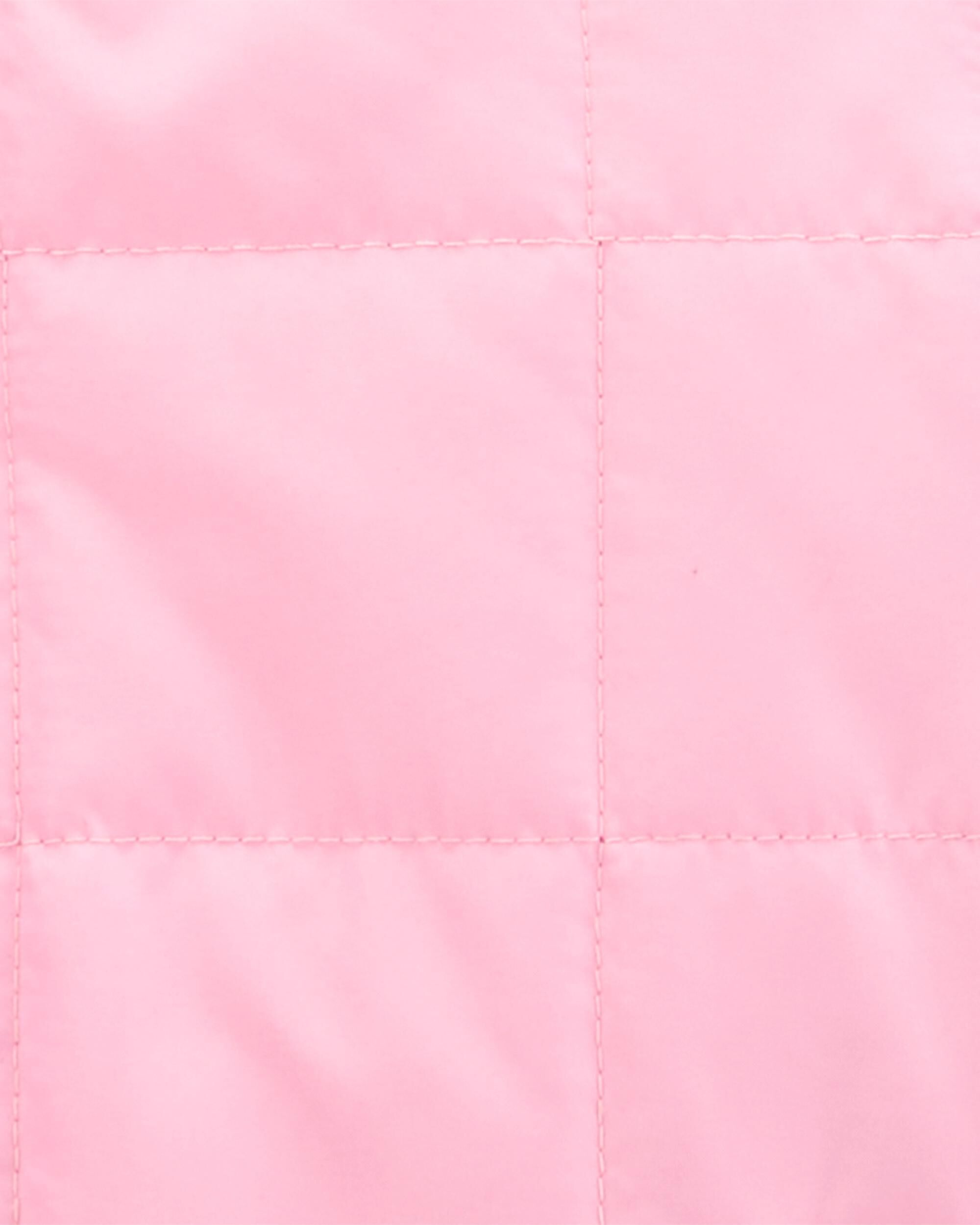 Pink Fleece-Lined Quilted Midweight Jacket | Carter's Oshkosh Canada