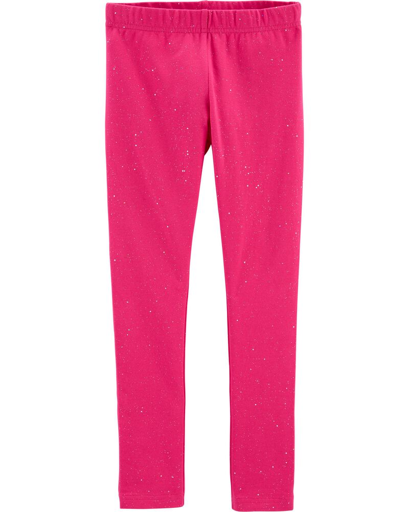 Pink Glitter Leggings