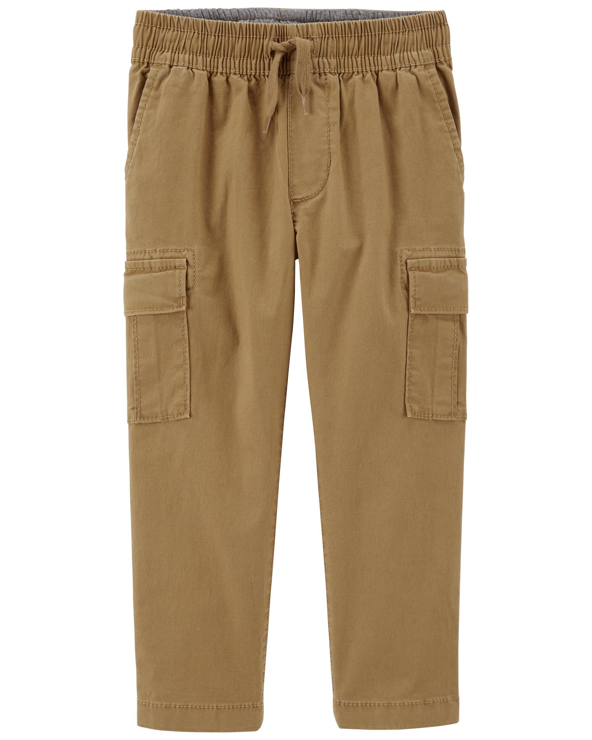 Camel Stretch Canvas Cargo Pants | carters.com