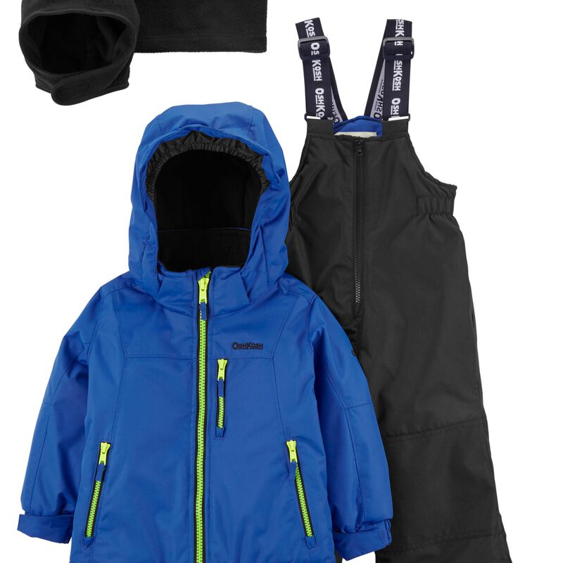 Mutli 2-Piece Snowsuit With Bonus Hat And Neck Warmer