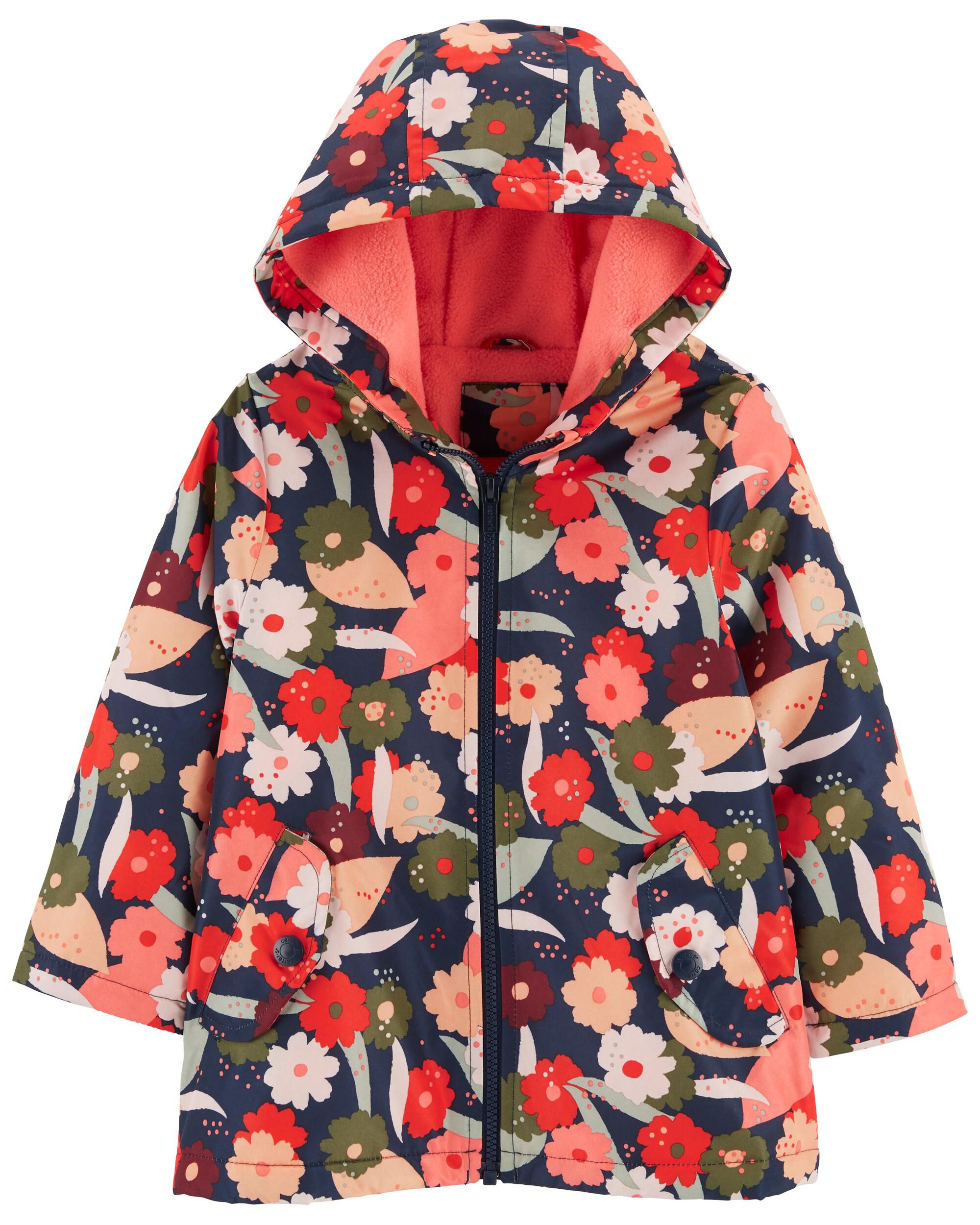 Fleece lined sale rain coat kids