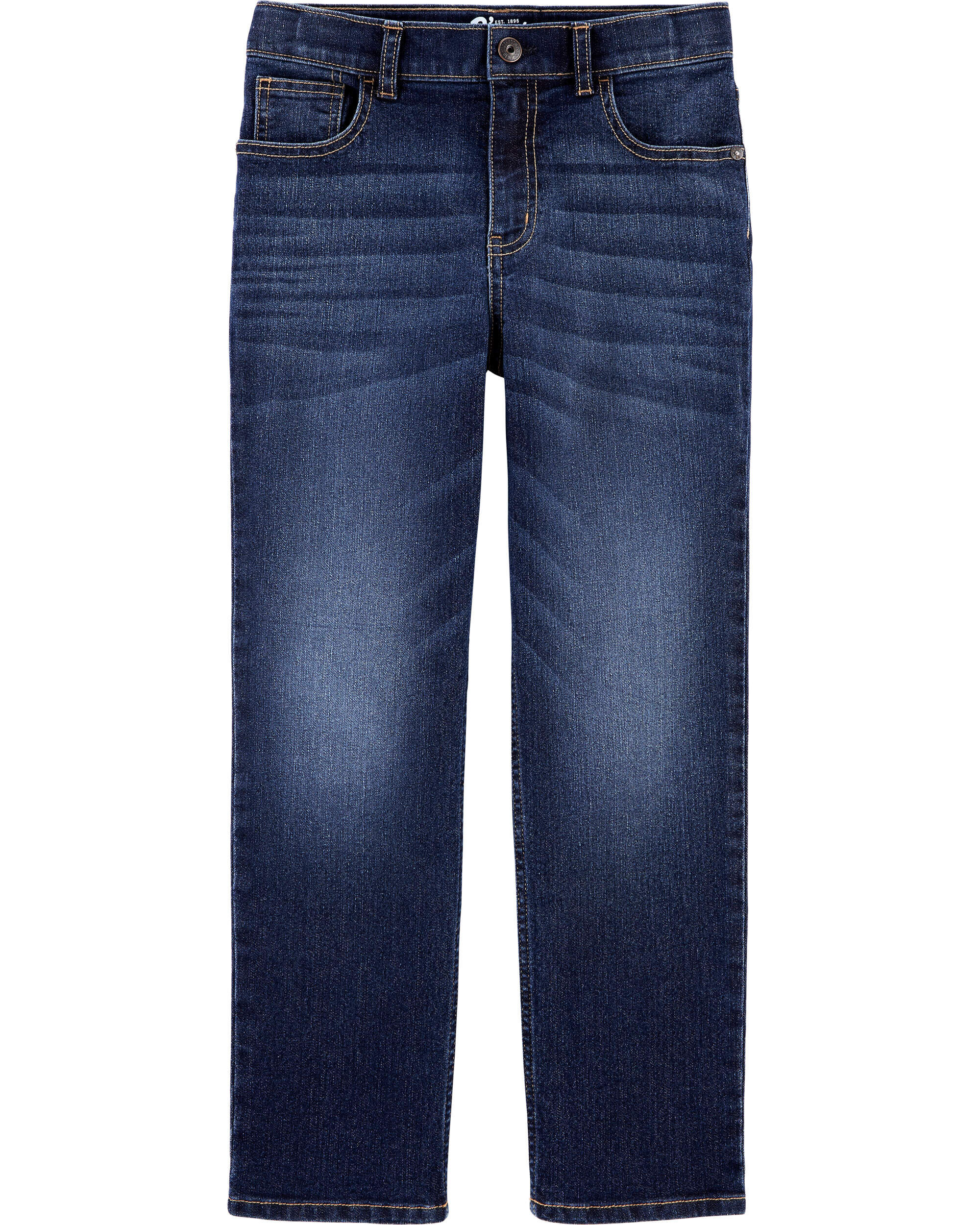 Blue Classic Jeans In Tumbled Medium Faded Wash | Carter's Oshkosh