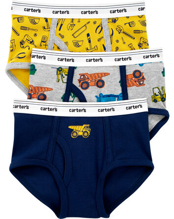 Baby Shark Boys 100% Combed Cotton Toddler Underwear Briefs in Sizes 18m, 2/ 3t, 4t, 4, 6, 8