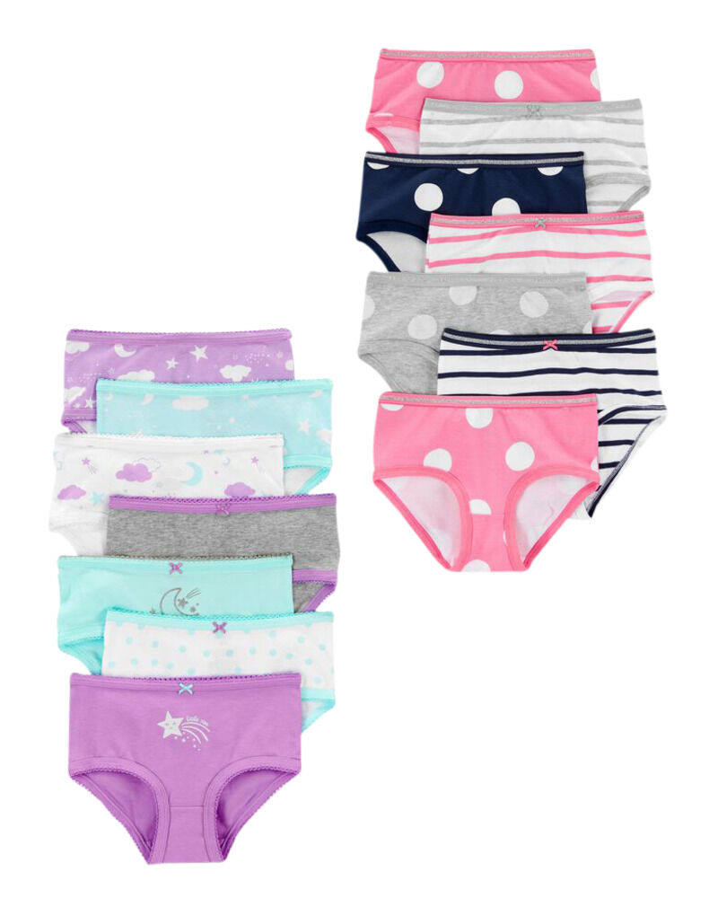 RM Girls Pure Cotton Printed Panties Underwear (Multicolour, 5-6 Years)  (Pack of 5) (AMS 6_9M)