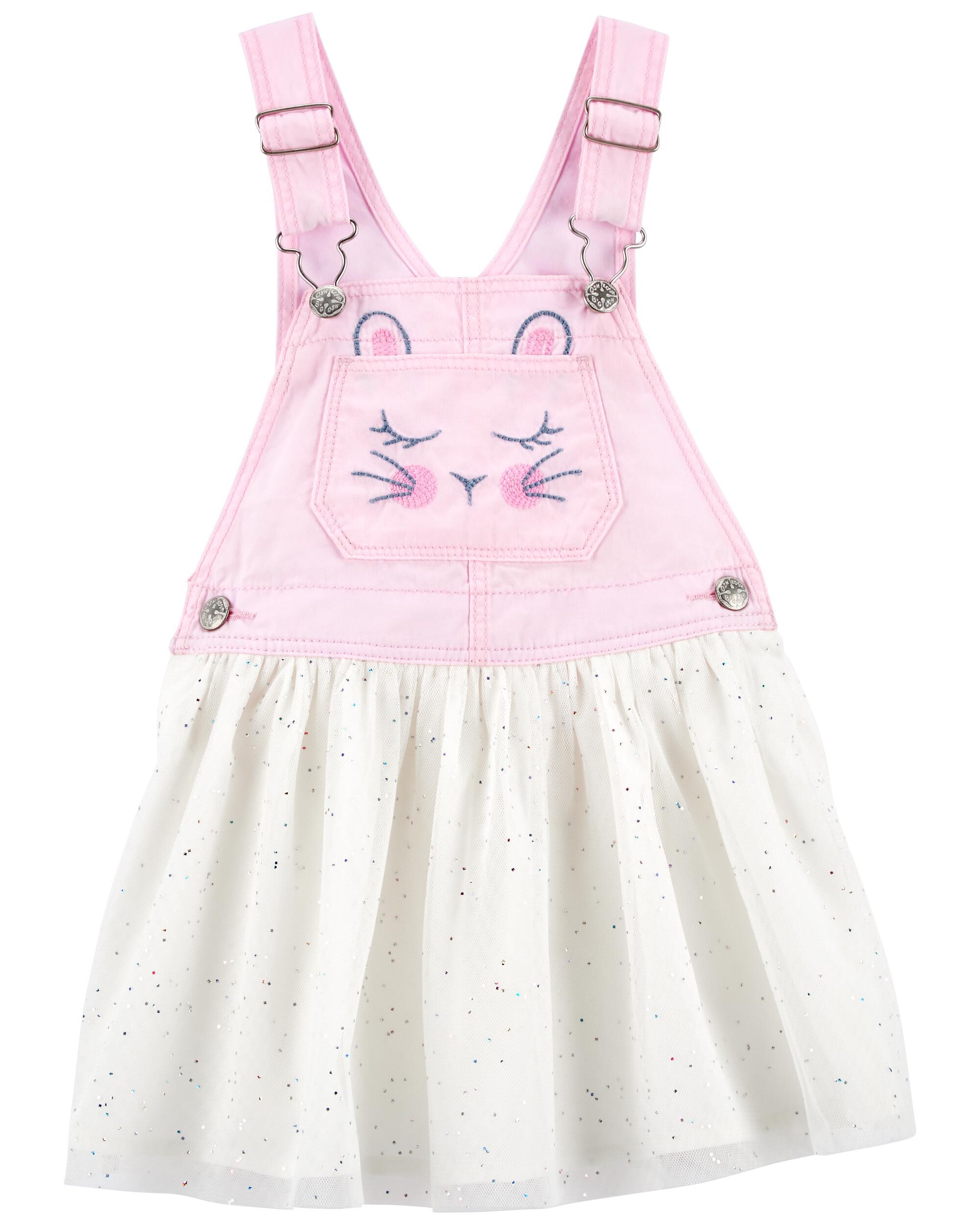 Carters pink clearance bunny dress