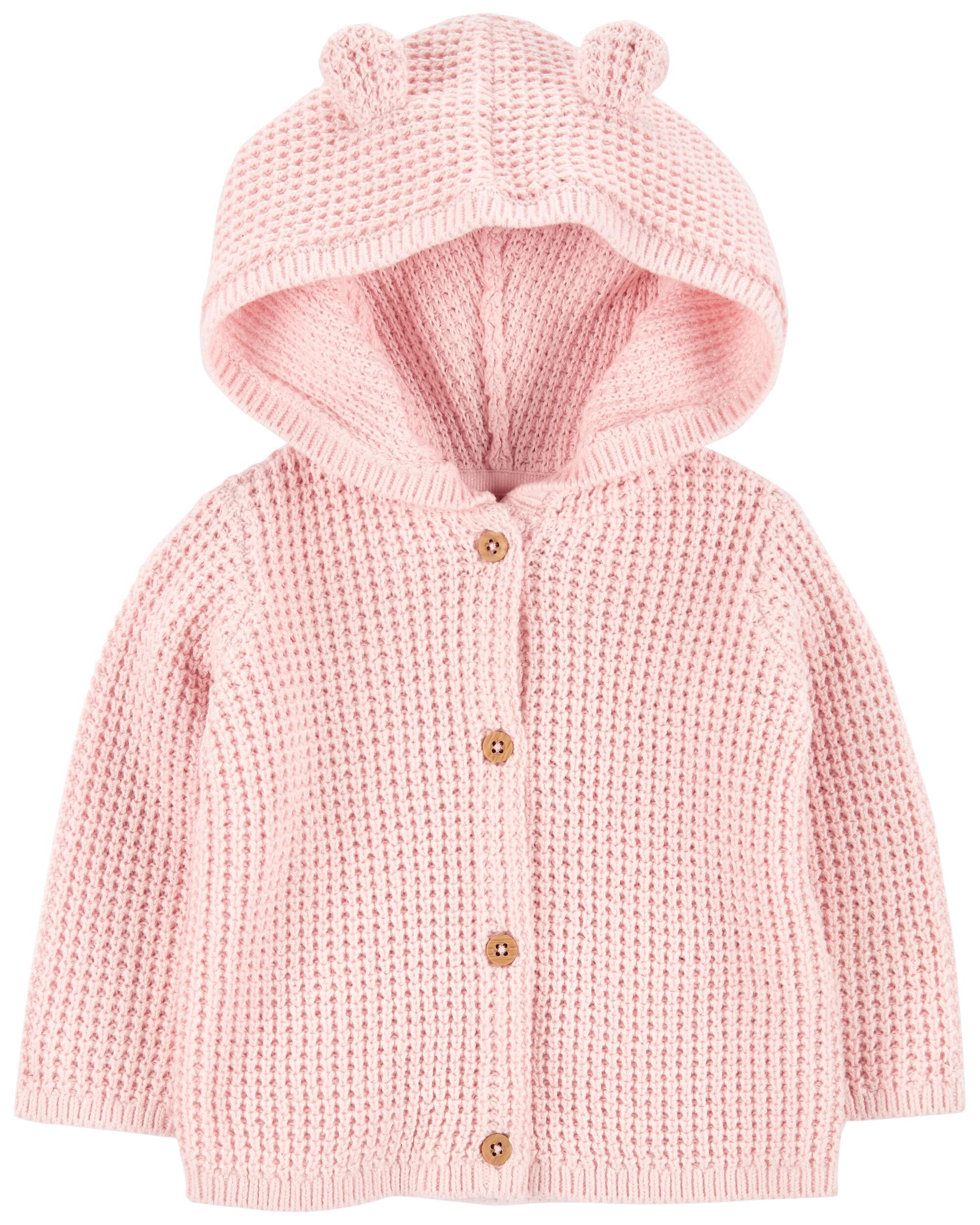 Pink sale cardigan baby