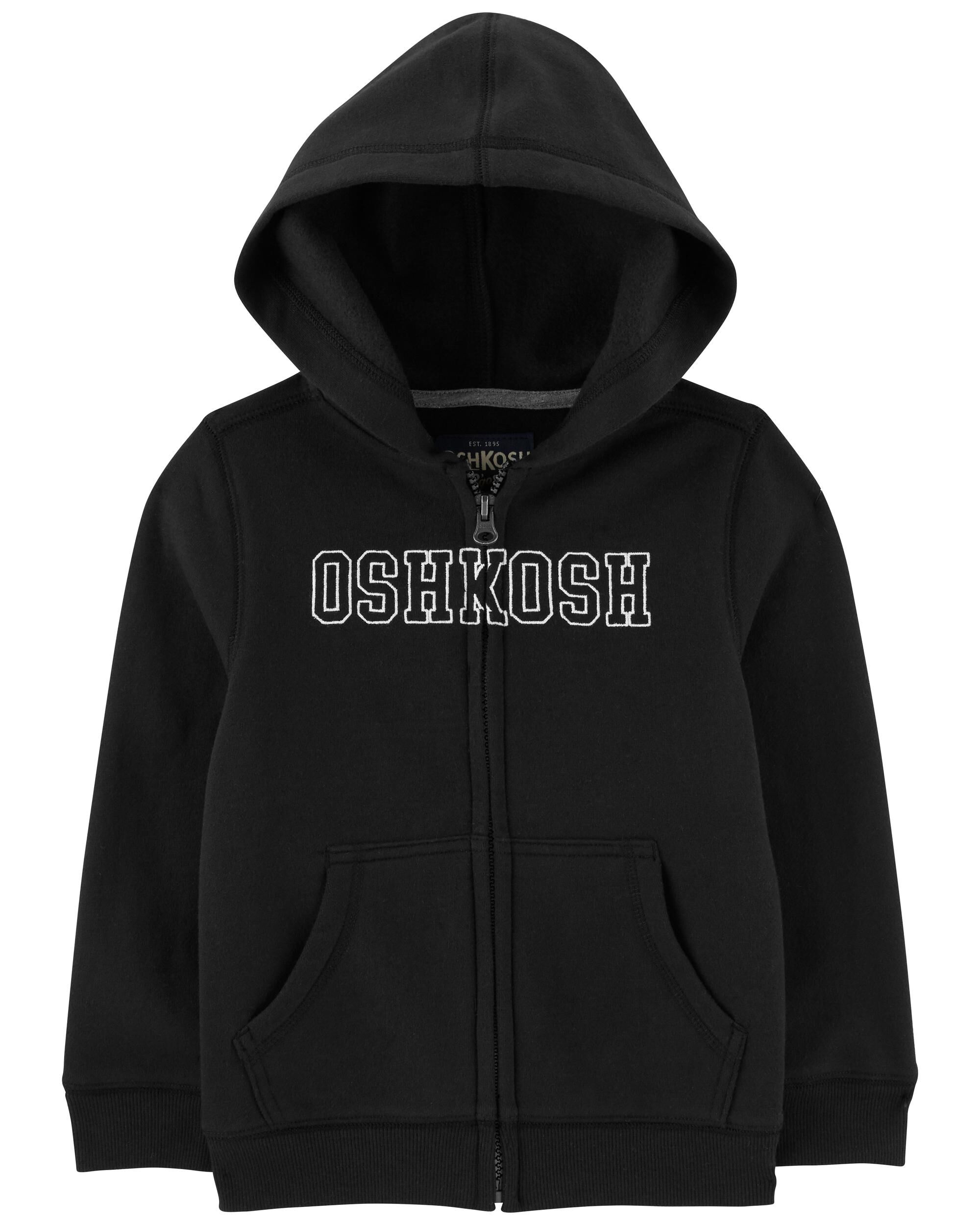 Grey OshKosh Logo Zip Jacket | Carter's Oshkosh Canada