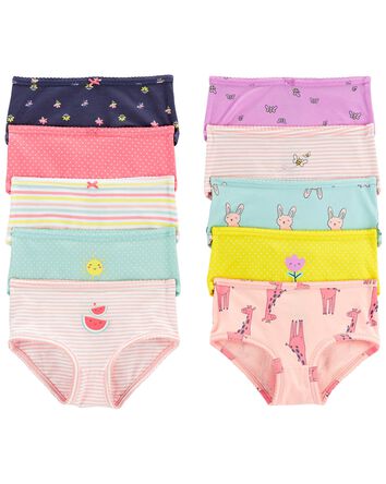Disney Minnie Girls Underwear Briefs Size 4T 6 Pack Toddler Panties Cotton