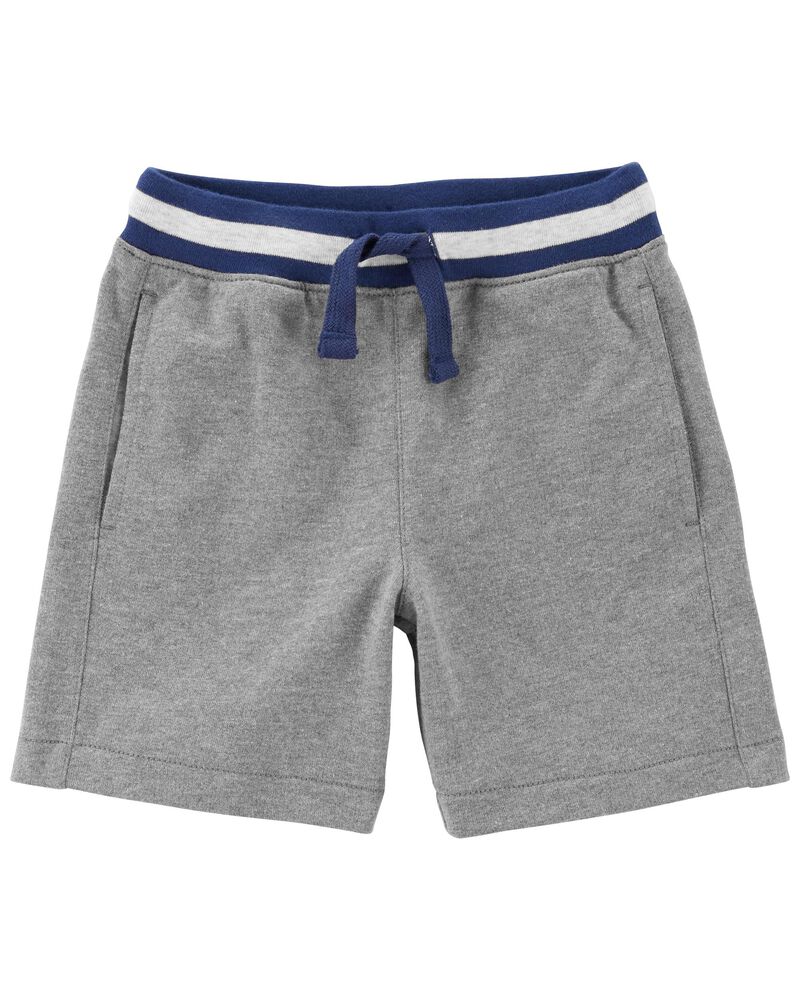 Grey Baby Boy Grey Knit Shorts