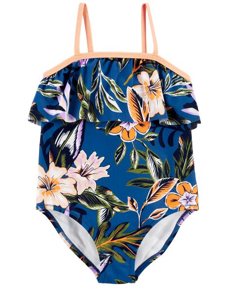 Multi Tropical Print 3-Piece Swim Set