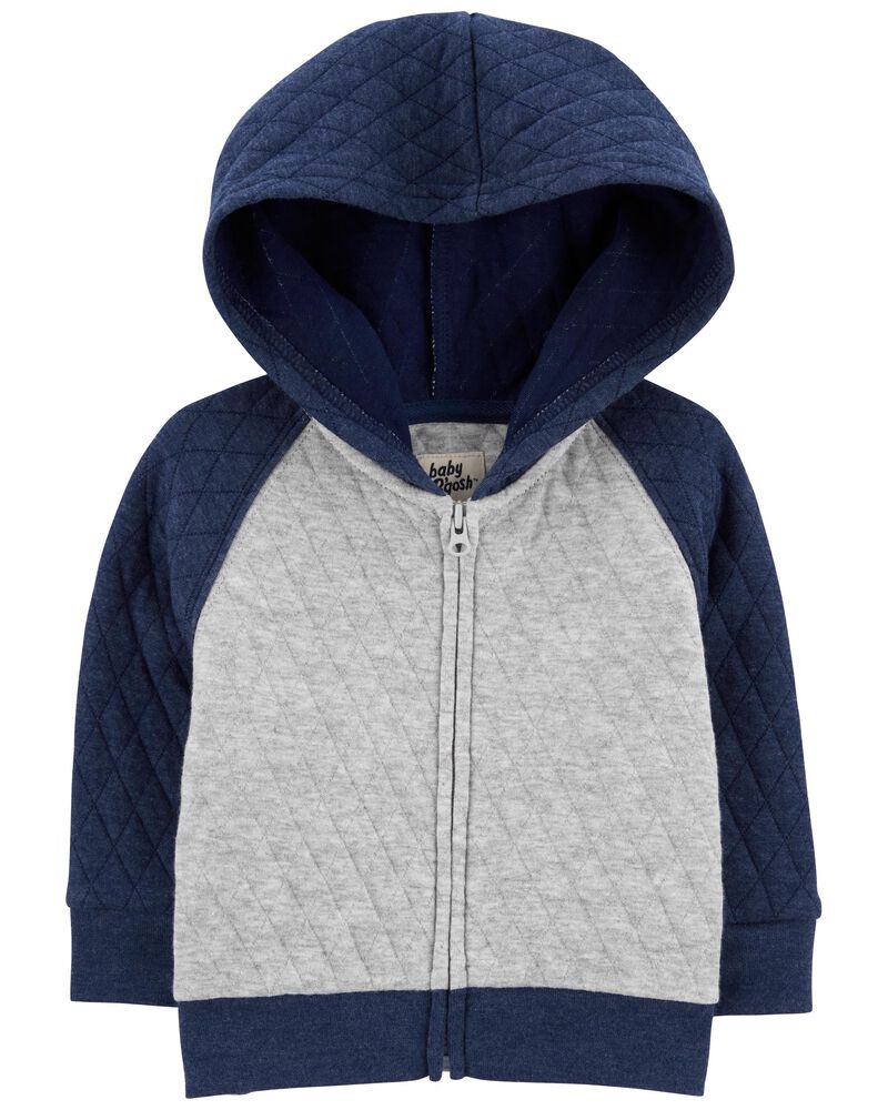 Fleece-Knit Zip Hoodie