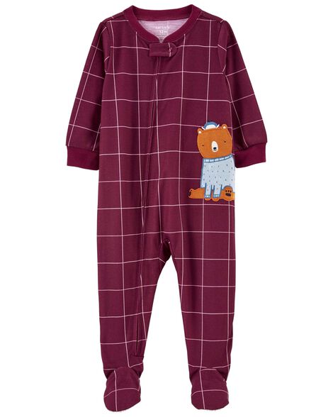 1-Piece Mouse Fleece Footless Pyjamas