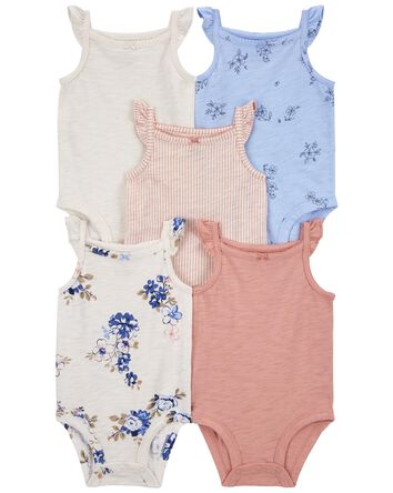  Mandizy Toddler Baby Girl Summer Clothes Sleeveless Halter Tank  Tops Bell Bottoms Outfits Floral Flared Pants Set (Orange Floral, 6-12  Months): Clothing, Shoes & Jewelry