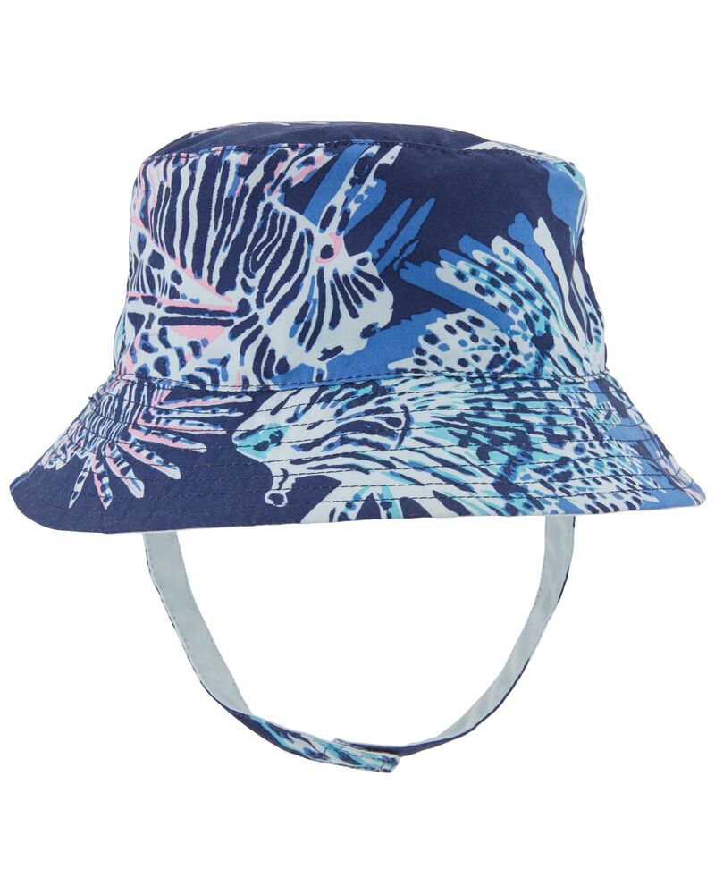 Blue Reversible Bucket Hat