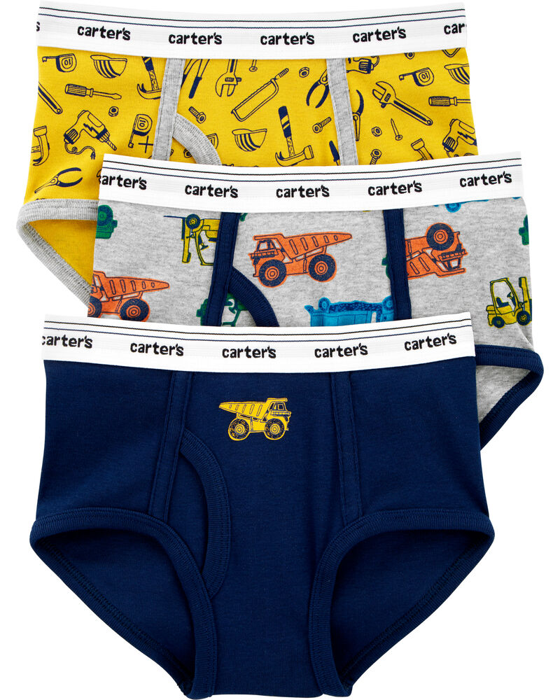 New Carter's 3 Pairs Underwear Boy Briefs 2T 3T 4T 5T 6 7 8 Year