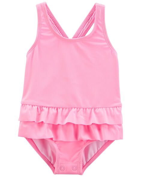  Kids Toddler Baby Girls Spring Summer Print Cotton Sleeveless  Romper Bodysuit Swimwear Clothing Bathing Suits for Girls (Pink, 6-9  Months) : Sports & Outdoors