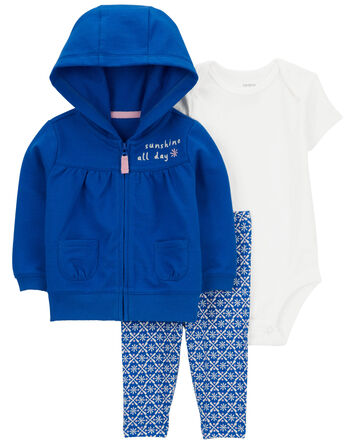 Carters Baby Girl's 3 Piece Matching Outfit Set-2 Onsies, 1 Pant – Shop  Munki