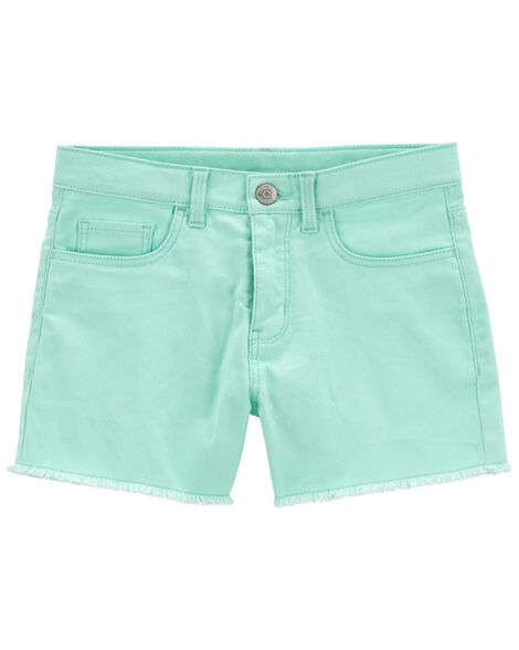 Women Summer Loose Green Shorts Casual Cotton Short Pants K1913