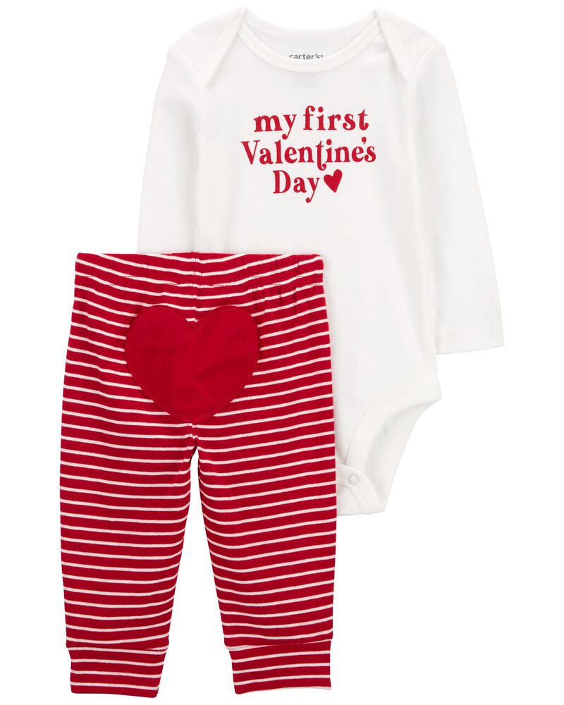 Carter's Child of Mine Baby Boy Bodysuits & Pants Outfit Set, 5-Piece,  Preemie-24M