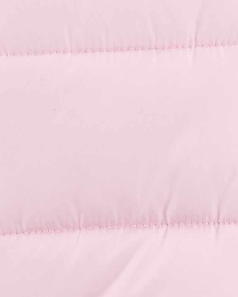 Pink Fleece Lined Puffer Jacket | carters.com