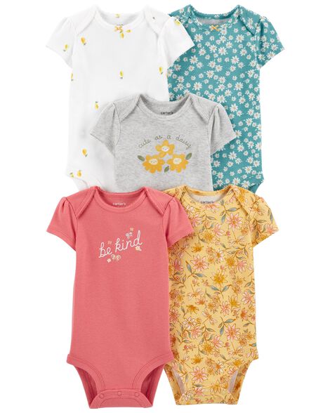 kavkas Bodysuit, manches courtes Onesies pour Mixte enfant 0- 3 Mois  Ensembles fleurs : : Mode